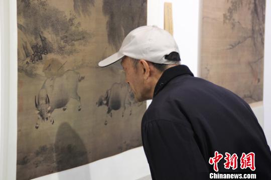 兩岸故宮藏畫復制品亮相河北保定